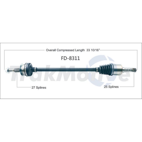 Surtrack Axle Cv Axle Shaft, Fd-8311 FD-8311 - main